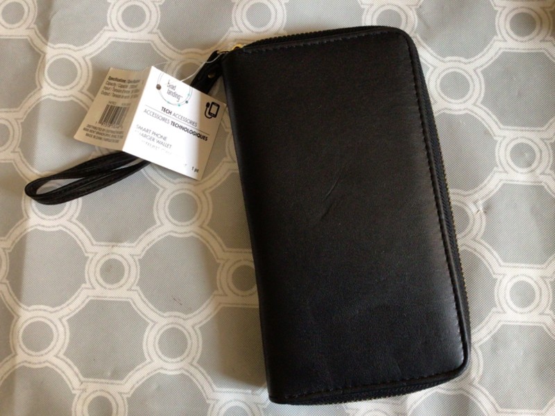 Smart Phone CHARGER WALLET by Bead Landing – ALL BLACK – NWT! #YD-G