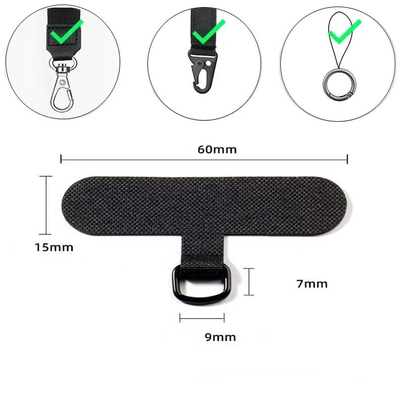 Nylon Phone Tether Tab Universal Lanyard Connector for iPhone samsung case cover gallery