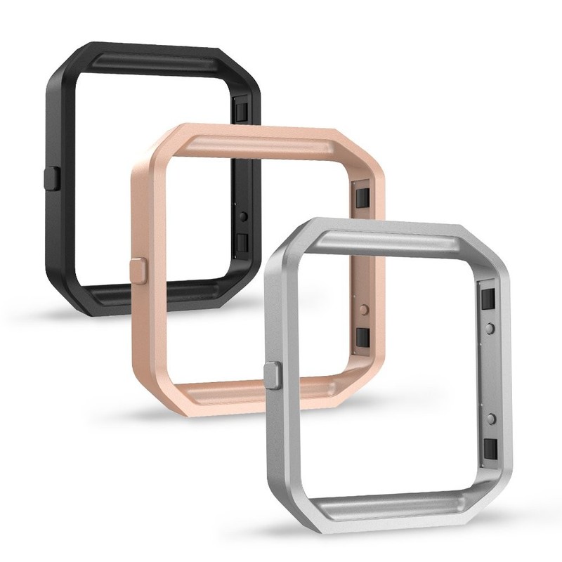 Simpeak Frame Compatible with Fitbit Blaze, Pack of 3,Stainless Steel Metal F…