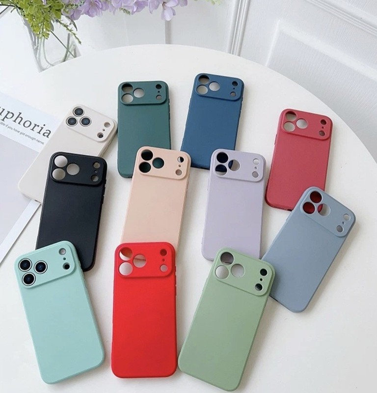 Solid Color Matte Hard Back Case Cover for Smartphone – Multicolor