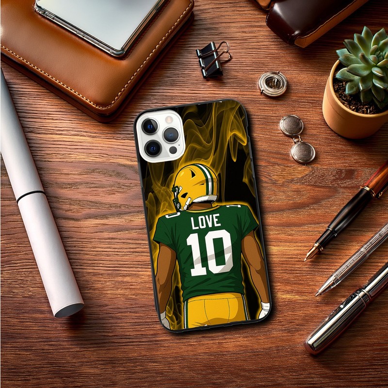 Jordan Love iPhone Case & Galaxy Case Football Green Bay Packers Cover gallery