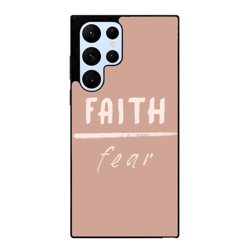 jesus cross faith over fear Phone Cover For Samsung S25 S24 S23 FE Ultra a15 a16