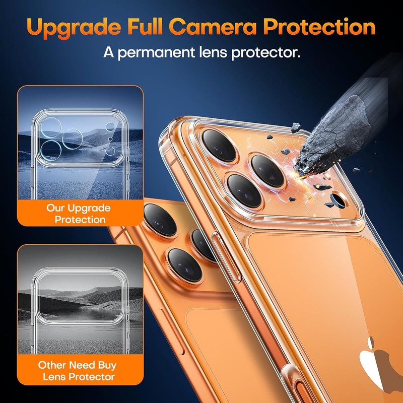 Soft Clear TPU Case For iPhone 17 Pro Max/Air/17 Pro Ultra-thin Shockptoof Cover gallery