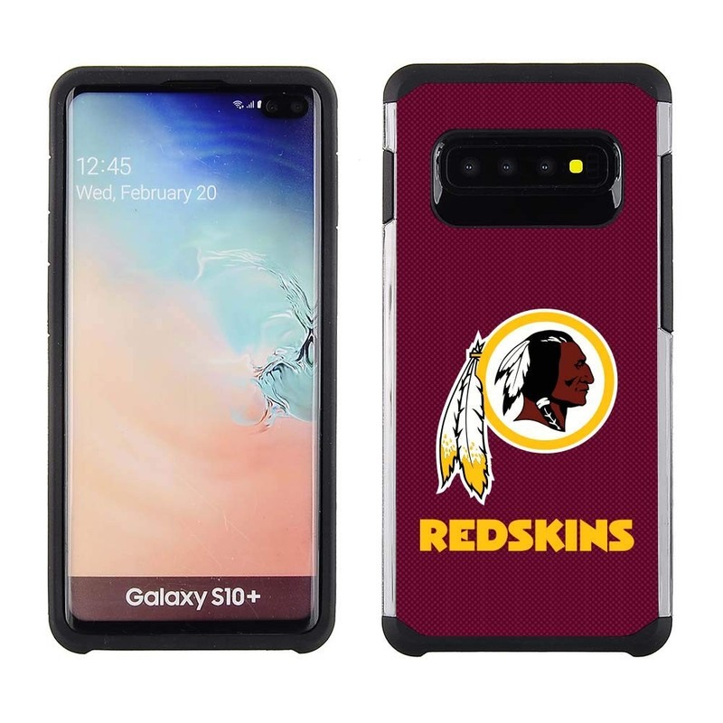 “PBG NFL Washington Redskins Textured Case for Galaxy S10 Plus – 6.4″”
