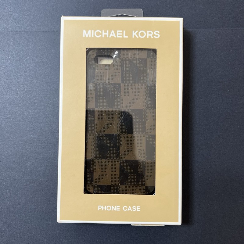 Michael Kors iPhone 6 Case Brown MK Monogram Print New