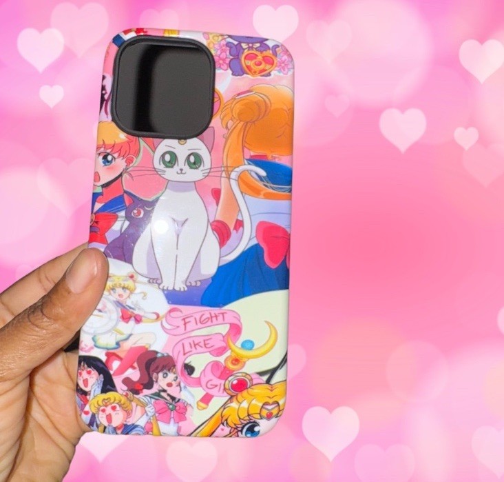 iPhone 15 Pro Max Sailor Moon Tough Glossy Case