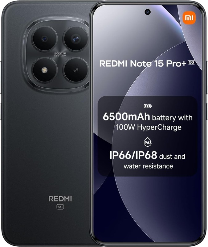 Smartphone 5G 512GB 12GB 6.83 120Hz Camera Unlocked Black 2510ERA8BG XIAOMI Note