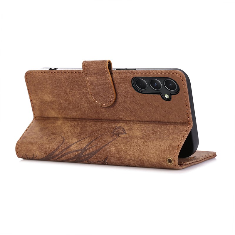 For Samsung Galaxy A13 A14 A54 5G Magnetic Leather Wallet Phone Case Strap Cover gallery