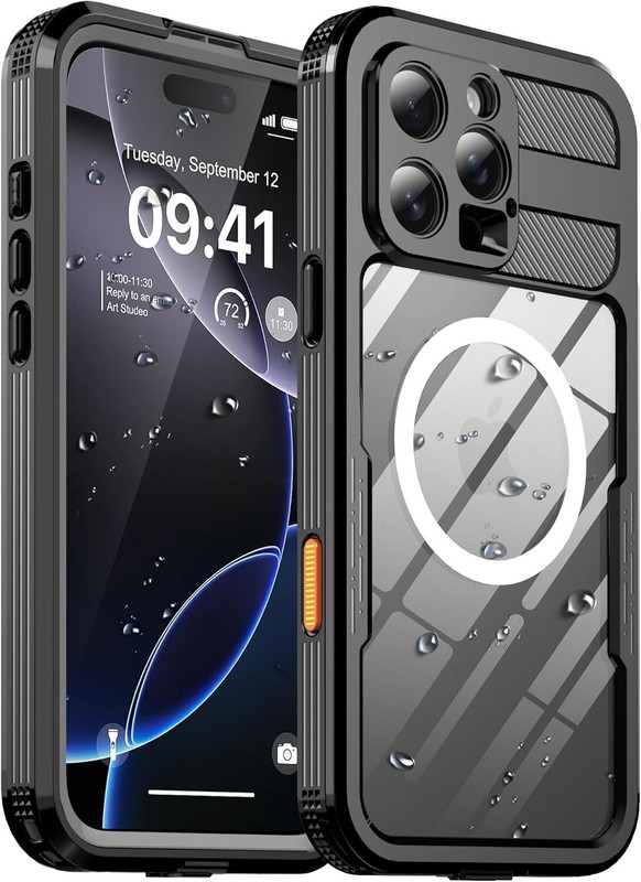For iPhone 16 Pro Max 16 Plus Case Waterproof Shockproof Heavy Duty Phone Cover