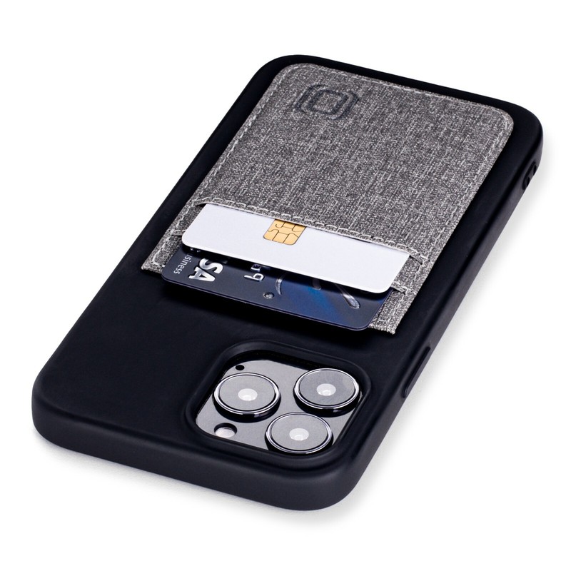 Dockem iPhone 13 Pro Max M2T Wallet Case; 2 Slots, Integrated Metal Plate, TPU