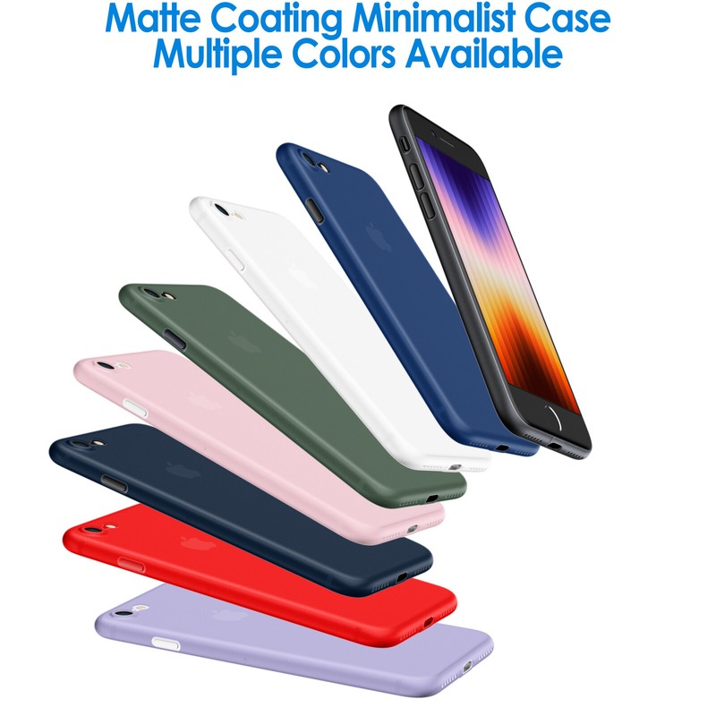 JETech Ultra Slim Case for iPhone SE 3/2 2022/2020 Edition iPhone 8/7 Minimalist
