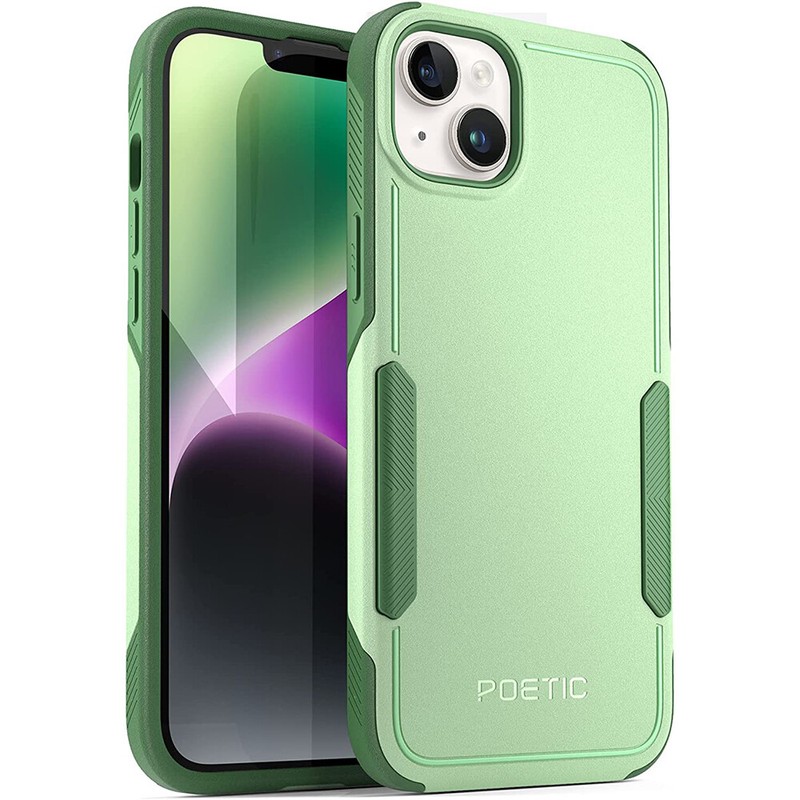 For iPhone 14 Plus Case | Poetic Lightweight Slim Cover Shockproof Mint