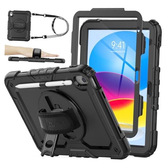 Case for iPad (A16) 11th/10th Generation 11''/10.9'' 2025/2022, Full-Body