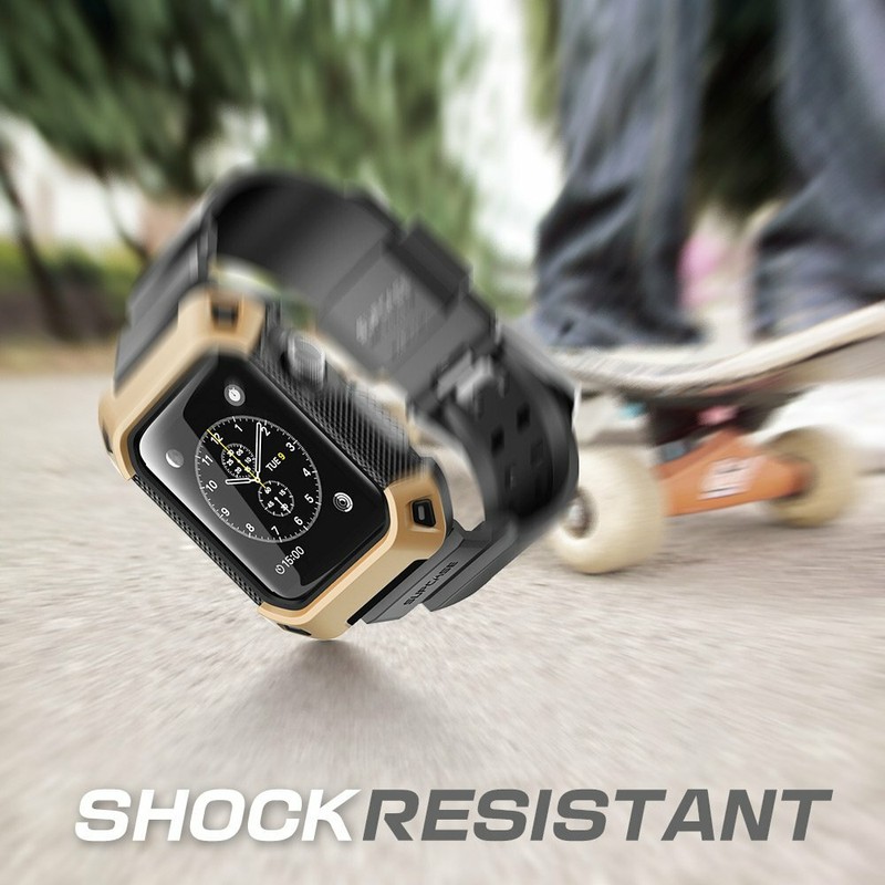 For Apple Watch 3/2/1 42mm SUPCASE UBPro Band Strap Shockproof Rugged Case Cover gallery