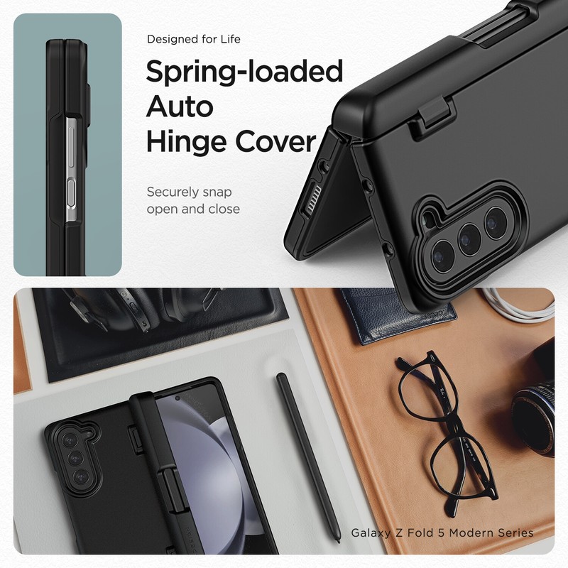 For Galaxy Z Fold 5 5G Case VRS Design [Terra Guard Modern] w/S Pen Phone Cover gallery