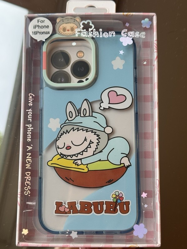 Labubu Silicone iPhone Case Cover For 16 promax shockproof screen protector