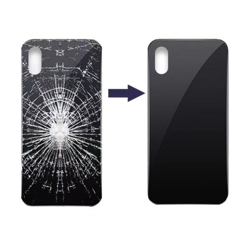Back Glass replacement With Logo For iPhone 16 11 12 13 14 15 16 17 X Rear Cover gallery