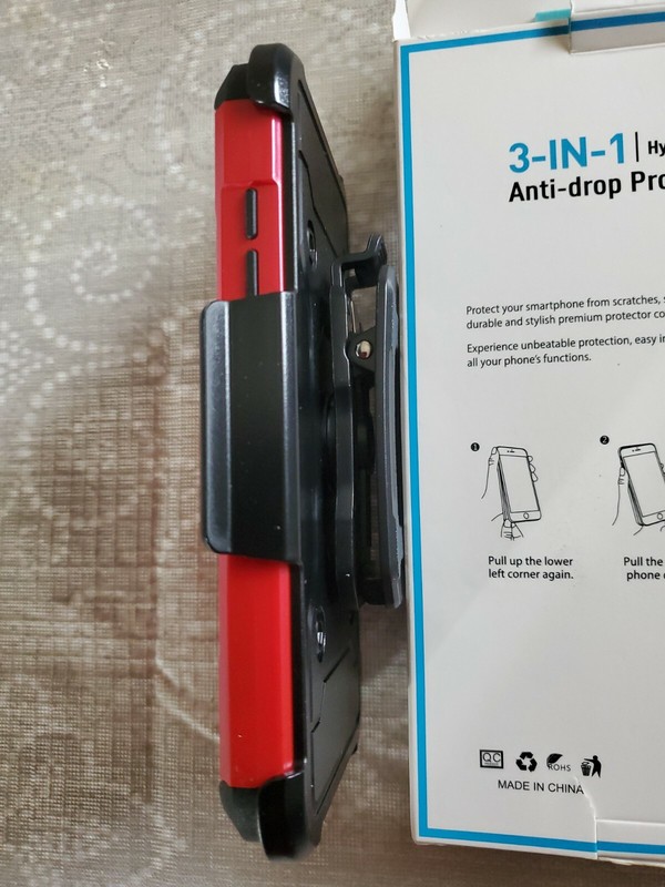 enCase Phone Case For LG Aristo 5 Plus/ K31, Red, New, Made In China gallery