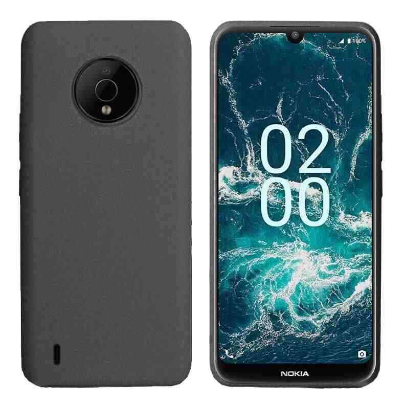 For Nokia C20 Nokia C10 Sandstone Matte Soft Silicone TPU Back Rubber Case Cover