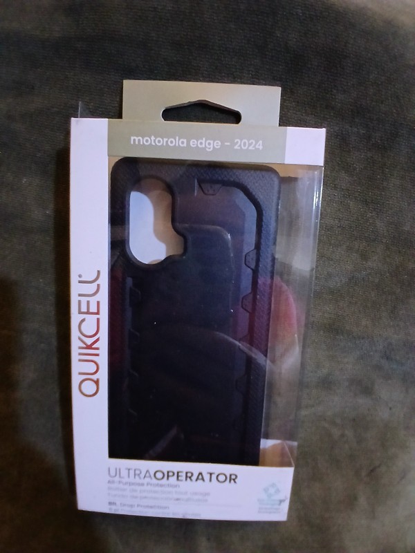 Black Phone Case for Motorola Edge 2024