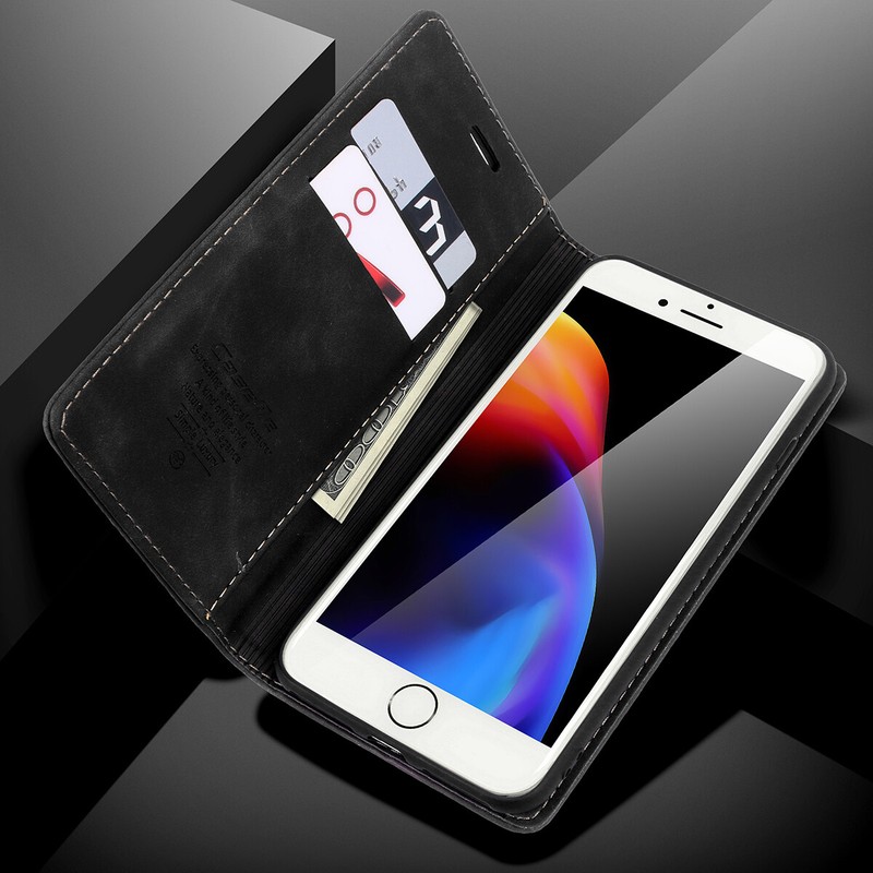 For iPhone SE 2022/2020 2nd 3rd Gen Case Wallet Card Leather Flip Magnetic Cover gallery