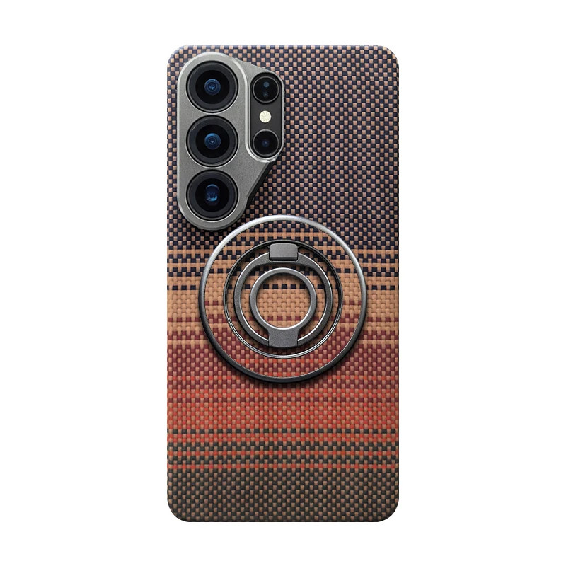 Aramid Carbon Fiber Cover F Samsung Galaxy S26 Ultra Honeycomb Hard Magsafe Case