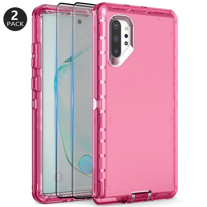 For Samsung Galaxy Note 10 Plus Translucent Case Phone Cover / Screen Protector gallery
