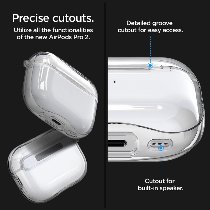 Airpods Pro 2nd Generation Case | Spigen [ Ultra Hybrid ] Slim Protective Cover gallery
