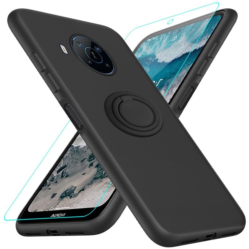 Compatible for Nokia X100 5G Phone Case with Glass Screen Protector, 360°
