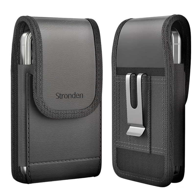 Stronden Magnetic Closure Holster for iPhone 13 Mini, 12 Mini (5.4″), Black