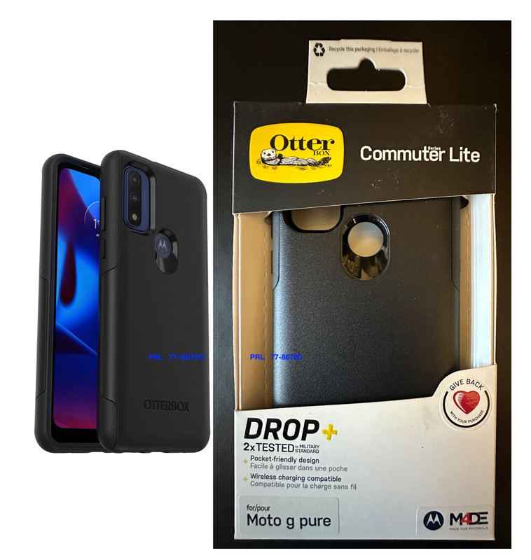 OTTERBOX Commuter Lite Series Case for Motorola Moto G Pure-Black