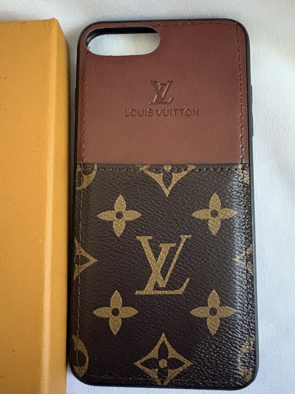 Authentic Louis Vuitton Monogram IPhone 6/6S Plus Bumper Case W. Canvas &Leather