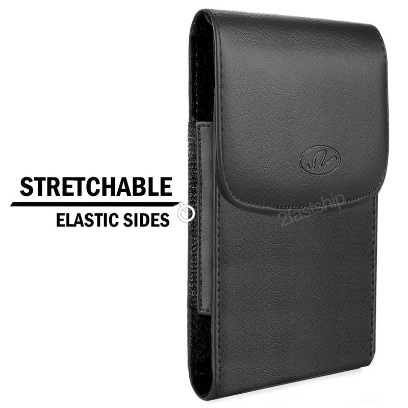 For iPhone 12 / iPhone 12 Pro / 12 Pro Max Leather Case Belt Clip Holster Pouch gallery