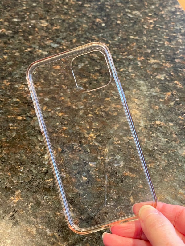 Encased Case For Apple iPhone 12 Pro Clear With Light Pink Edge gallery