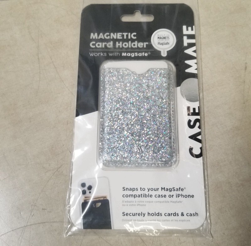 Case-Mate MagSafe Card Holder for iPhone - Stardust Sparkle