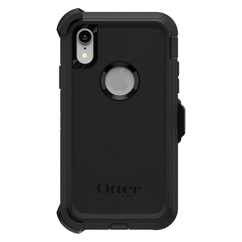 OtterBox DEFENDER SERIES Case & Holster for iPhone XR - Black gallery