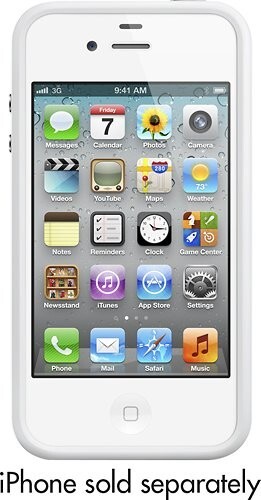 Authentic Apple iPhone 4/4S Bumper Case – Vintage – White – RETAIL