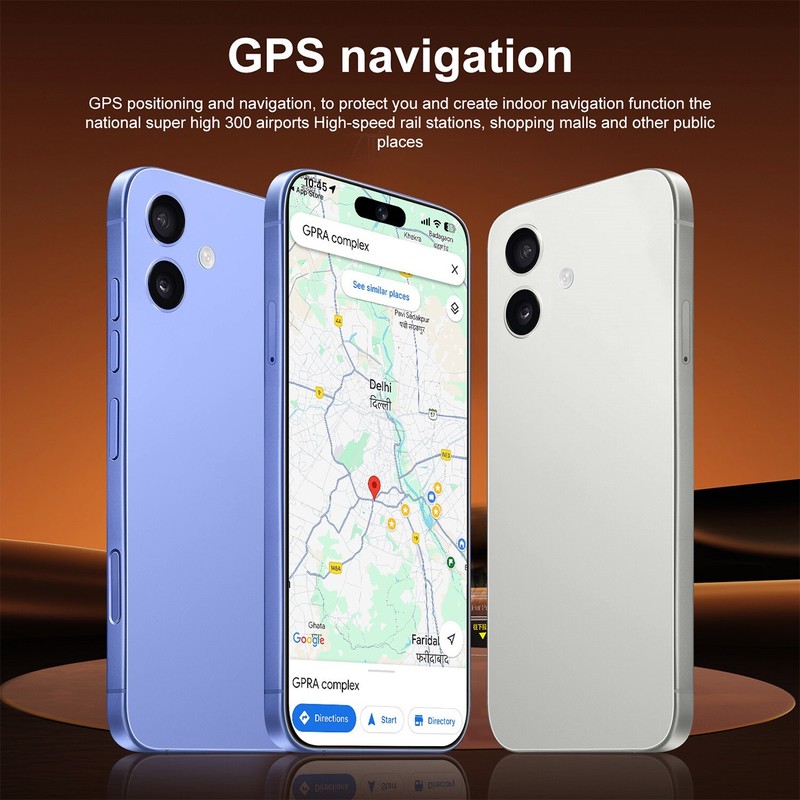 Unlocked Global I16 Plus Mobile Smartphone Android 8+256GB 8000mAh 24+48MP 6.8in gallery