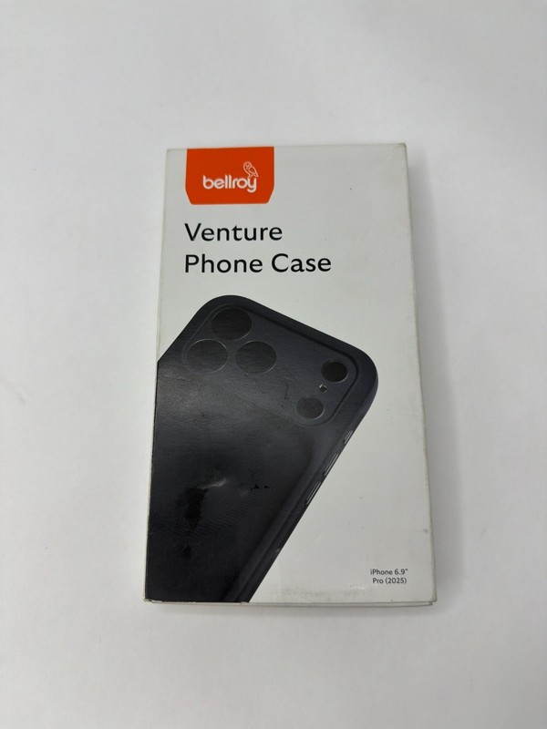 Bellroy Venture Case w/ Magsafe for iPhone 17 Pro Max 6.9″ lanyard Shadow Blk