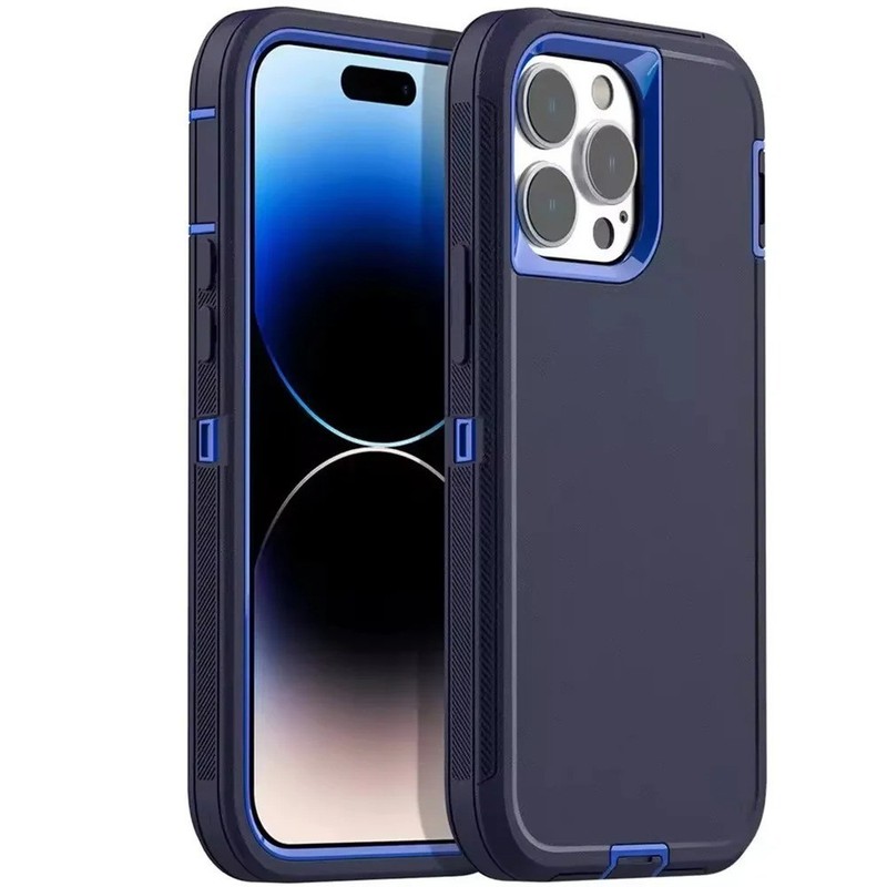 3 in 1 Heavy Duty Shockproof Armor Case Cover For iPhone 11-17 Pro Max Plus gallery