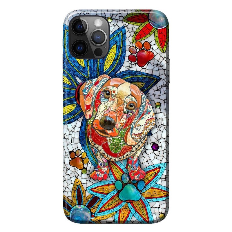 Love Dachshunds Ceramic Pattern Print Phone Case gallery