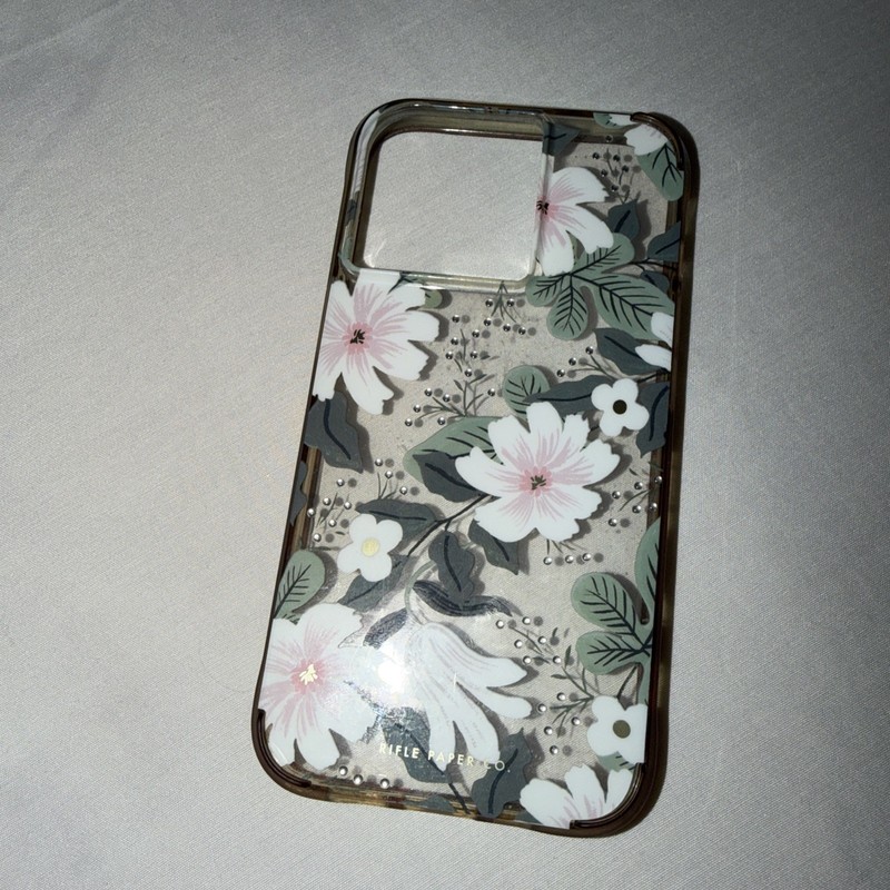 Rifle Paper Co Clear Willow Case for Apple iPhone 13 Pro Max (6.7″)