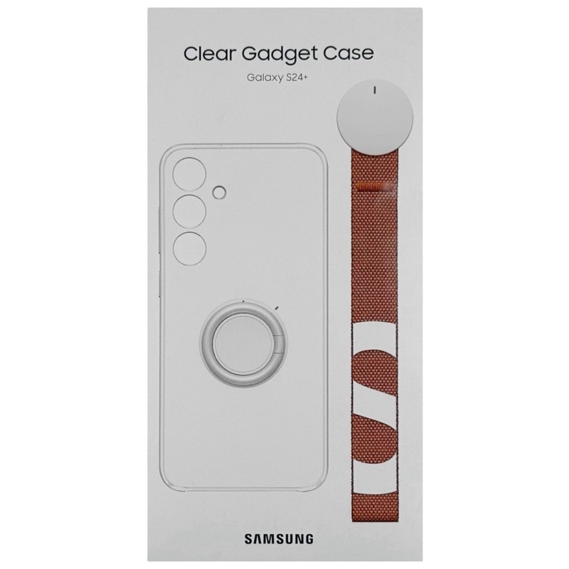 BRAND NEW! GENUINE Samsung Clear Gadget Cover Case Galaxy S24+ Plus FREE SHIP!