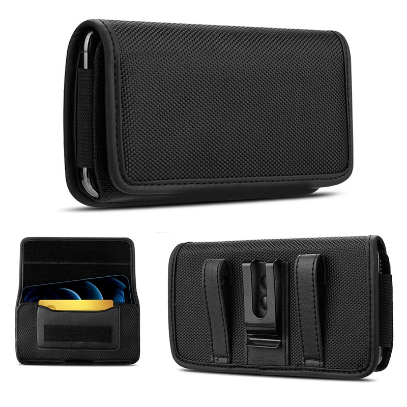 Cell Phone Pouch Case Holster Horizontal Wallet Cover with Belt Clip &Loop USA
