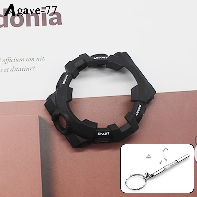 Rubber Watch Bezel Case Cover Replacement For Casio GA700 GA-700 Protection gallery