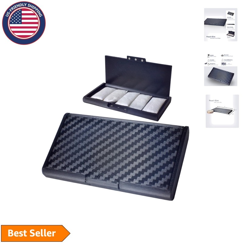 Sleek Carbon Fiber Container for On-the-Go Discreet Storage