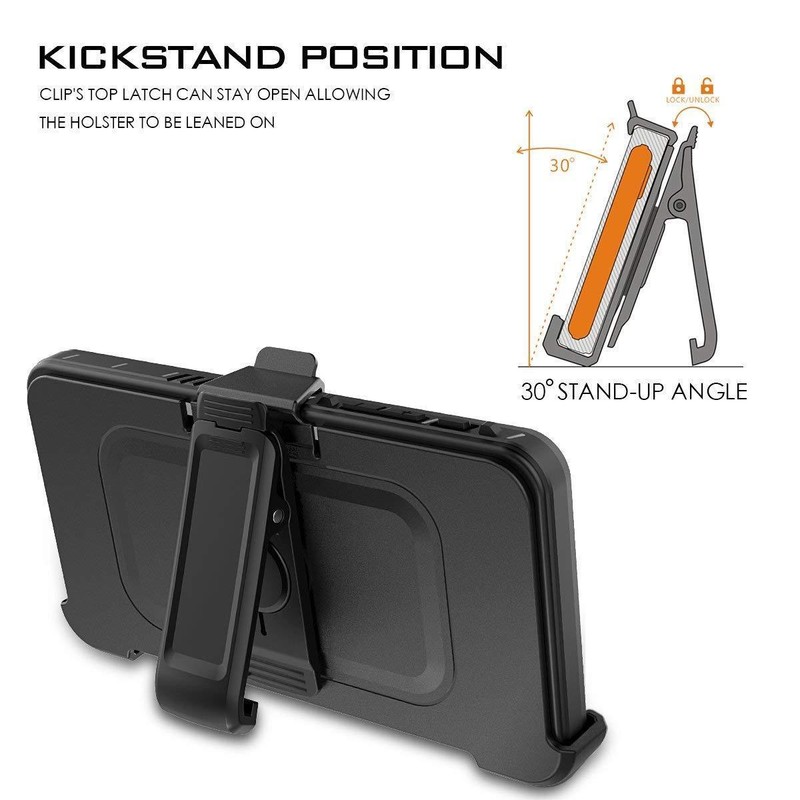 For Samsung Galaxy Note 9 Case Cover 3 Layer Shockproof Series with Belt Clip gallery