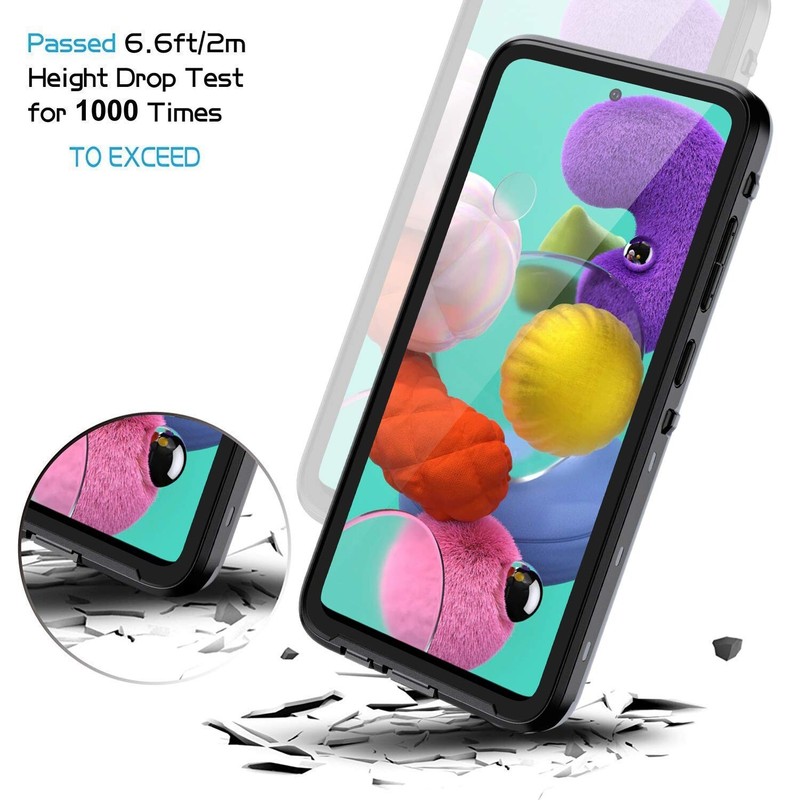 Lanhiem for Samsung Galaxy A51 Case, IP68 Waterproof Dustproof with Built-in ... gallery