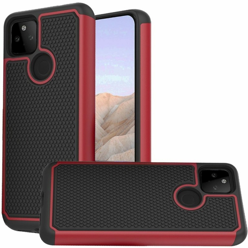 For Google Pixel 5A (2021) Fused Shockproof Hybrid Case Phone Cover