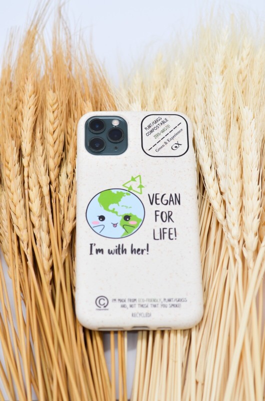 I phone X/XS case, Zero Waste, Vegan, Designer Case, 100% Compostable!!!